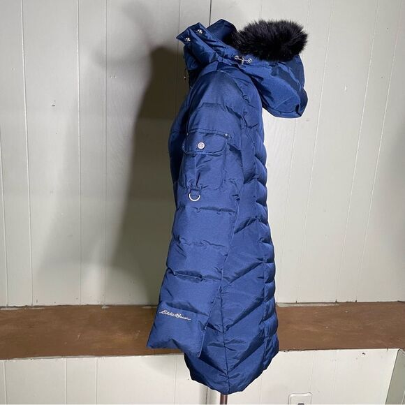Eddie Bauer Sun Valley Down Parka in Navy Size XS - Picture 4 of 11